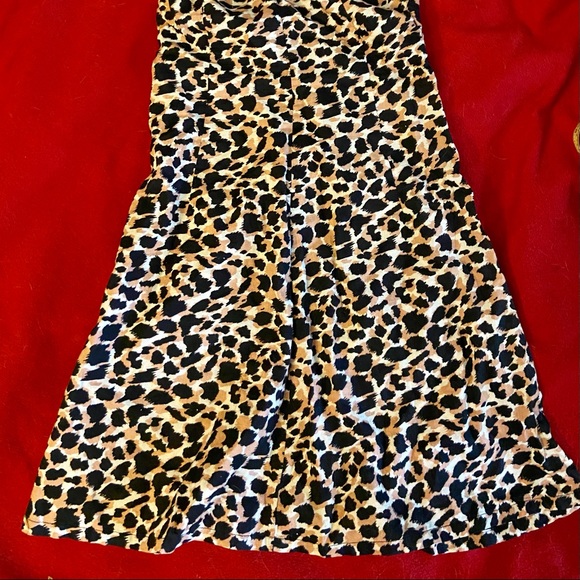 Women’s Animal Print Halter Top Dress - Picture 8 of 9